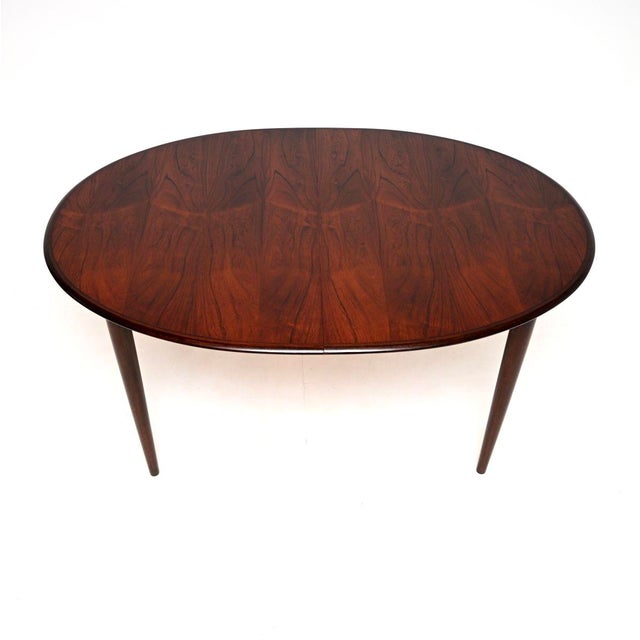 Vintage Danish Extending Dining Table, 1960 For Sale - Image 9 of 11