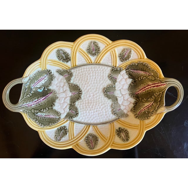 Late 19th Century Wedgwood Late 19th Century Majolica Handled Basket, 1878 For Sale - Image 5 of 10