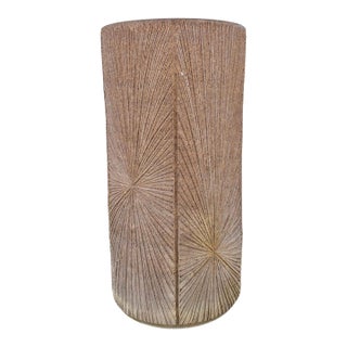 Vintage Earthgender Pottery - Robert Maxwell & David Cressey - Sunburst Ceramic Planter, Attributed For Sale