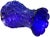 Cobalt Blue Glass Vase W/ Textured Motif For Sale In New York - Image 6 of 7