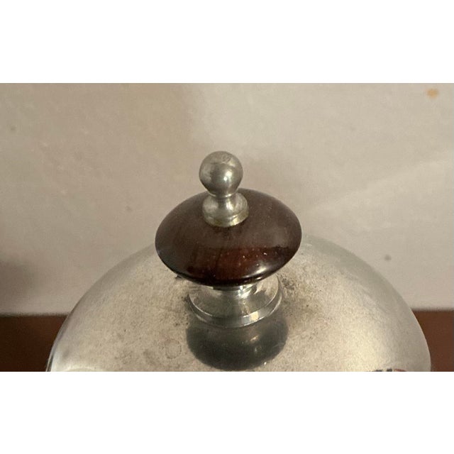 Silver Vintage John Somers Brazil Pewter Teapot/Server - Polished For Sale - Image 8 of 11