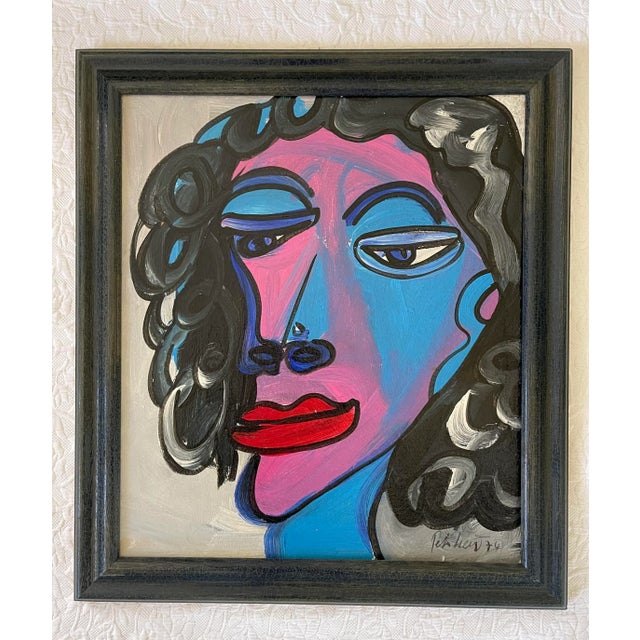 “Marilyn Monroe” Titled Painting by Peter Keil, 1974 For Sale - Image 6 of 6
