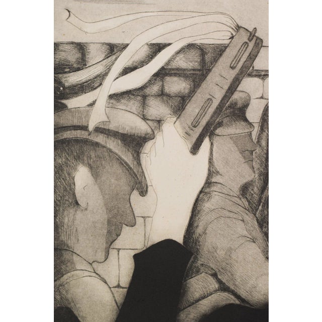 Margaret Sheaff, Sally Army, Etching on Paper, Framed For Sale - Image 4 of 11