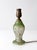 1930s Vintage 1930s Green Glass Table Lamp For Sale - Image 5 of 13