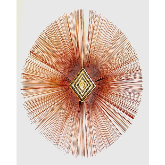 Split Sphere” Copper and Bronze Wall Sculpture, Attrib. Bruce & Willam Friedle For Sale - Image 6 of 13
