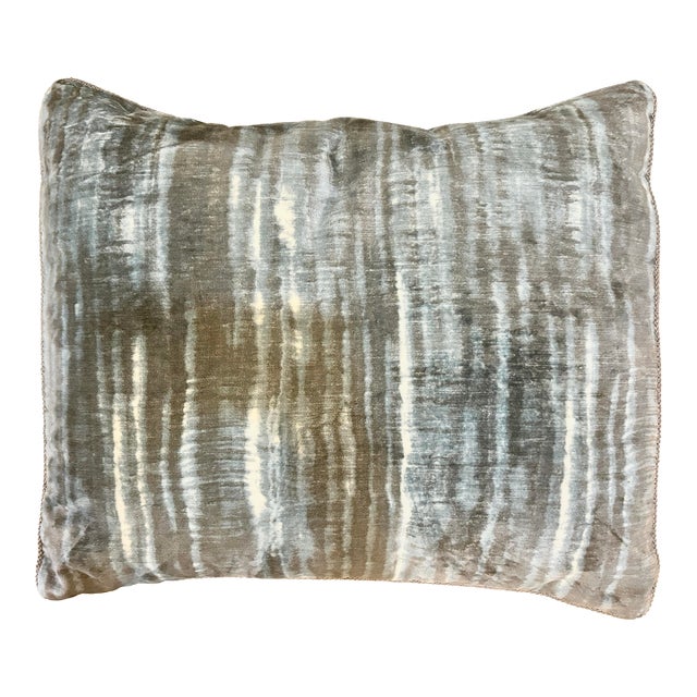 Kravet Couture "Chicattah" in Indigo Pillow For Sale