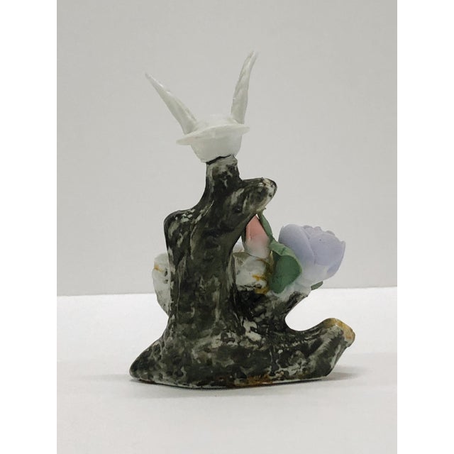 Vintage 1970s Hummingbird With Eggs Nest Porcelain Figurine For Sale - Image 4 of 8