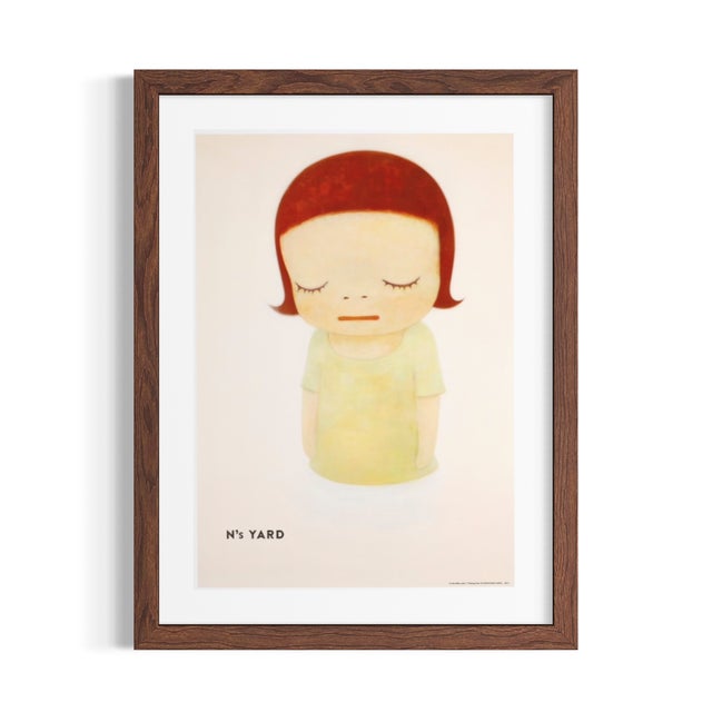 Yoshitomo Nara 奈良美智 In the Milky Lake Thinking One Poster Accompanied by a Certificate of Authenticity Dimension: 20.3 x...