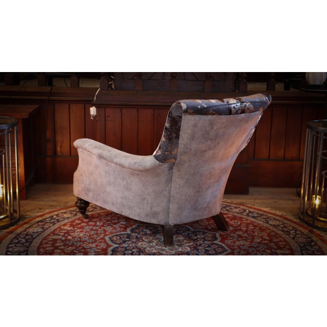 Slipper Armchair in Velvet by John Sankey, 2010s For Sale - Image 12 of 18