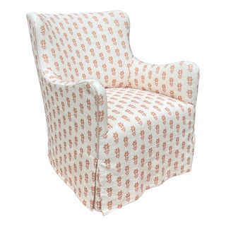 Lee Industries Transitional Swivel Chair For Sale