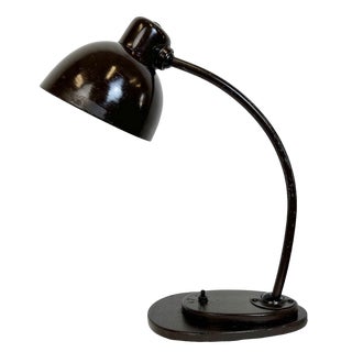 Vintage Brown Adjustable Table Lamp, 1960s For Sale