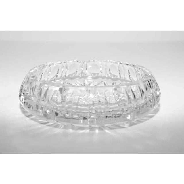 Vintage Cut Crystal Glass Ashtray, Italy, 1960s For Sale In Palm Springs - Image 6 of 13