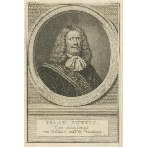 Paper Dutch Naval Portraits, 1700, Paper, Set of 3 For Sale - Image 7 of 10