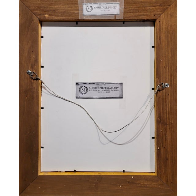 Hanson Puthuff -Study View of a Yosemite Landscape-Oil Panting For Sale - Image 9 of 9