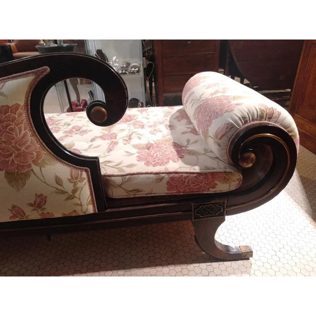 Solid Walnut & Bronze Daybed, Late 1700s For Sale - Image 10 of 18