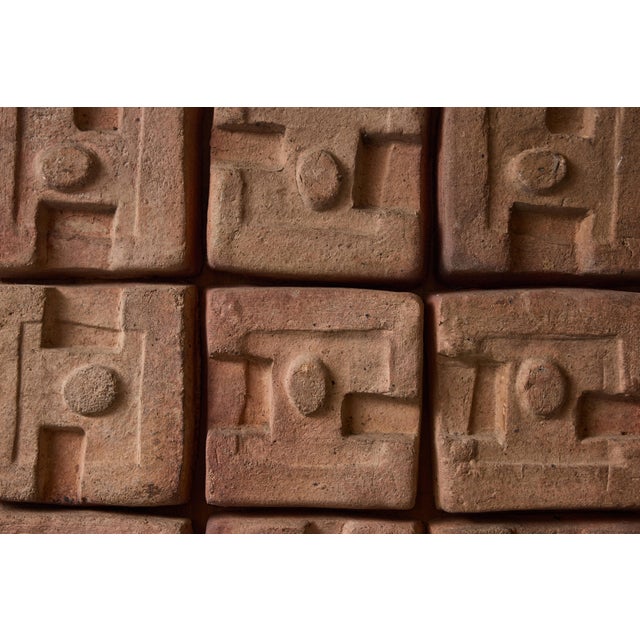 H:93,4 W:47,5 D:5,5cm Each tile is 15 x 15 x 3,5cm I have official proof of authenticity such as vintage catalogs,...