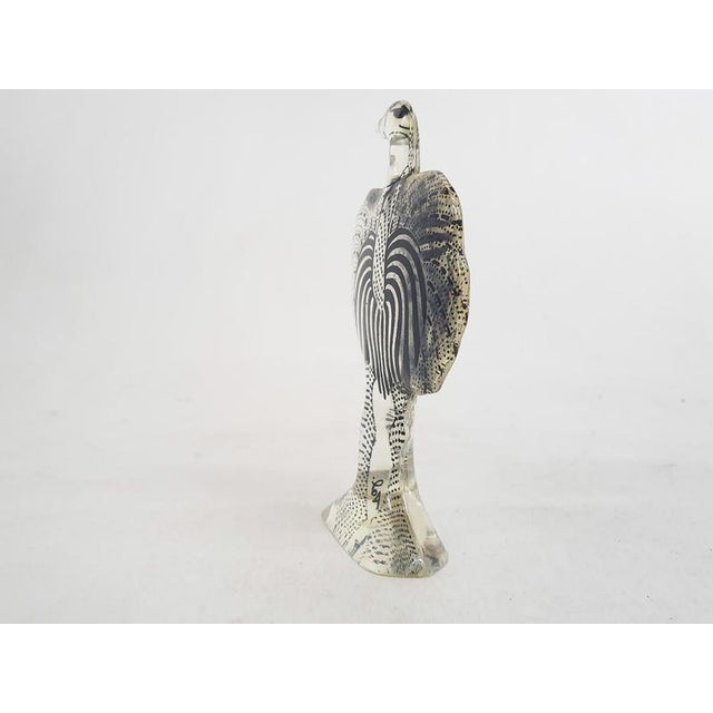 1970s Ostrich Figurine in Acrylic by Abraham Palatnik, Brazil, 1970s For Sale - Image 5 of 5