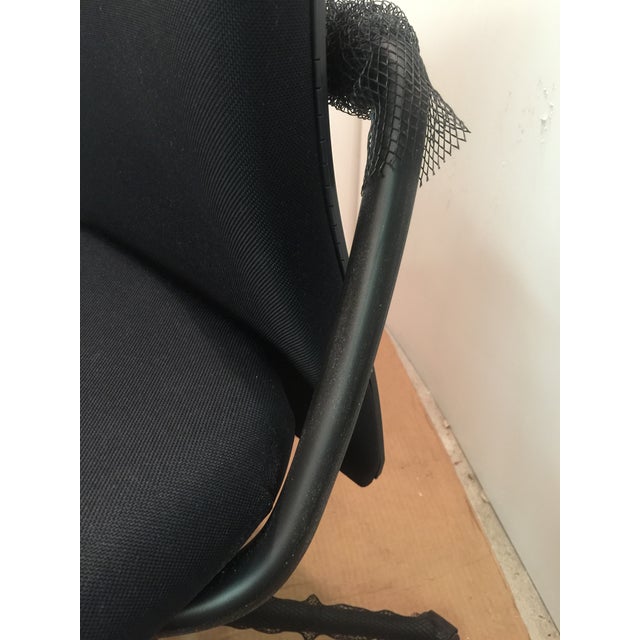 Black Vitra Ac1 Armless Swivel Chair For Sale - Image 8 of 11