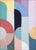 2026, Art Deco Painting Triptych of Subtle Sway, Acrylic Paint on Watercolor Paper, Vivid Tones by Natalia Roman For Sale - Image 4 of 11