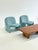 Vintage Alky Chair in Baby Blue Velvet by Anonima Castelli for Artifort, 1970s For Sale - Image 9 of 15