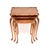 Antique Burr Walnut Nest of Tables, 1930, Set of 3 For Sale - Image 3 of 11