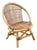 Small Vintage Bamboo Armchair For Sale