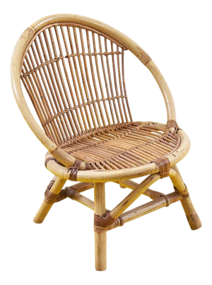 Small Vintage Bamboo Armchair