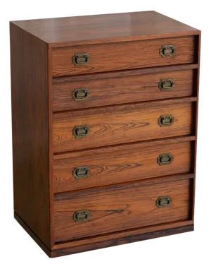 Danish Modern Rosewood Chest of Drawers by Henning Korch, 1960s