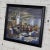 1940's American Modernism Painting by Colorado Artist Herndon Davis of Social Realism Industrial Interior For Sale - Image 6 of 13