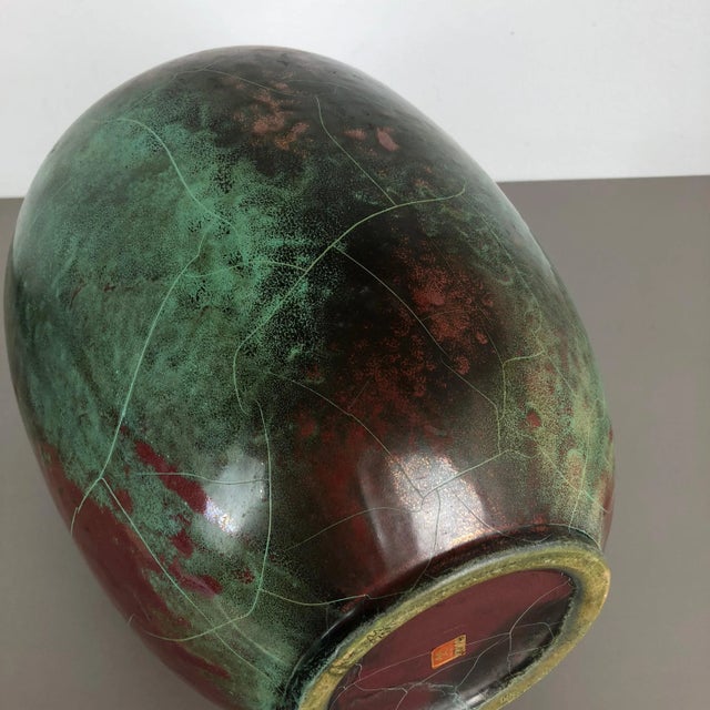 Mid-Century Modern Large German Ceramic Vase from Richard Uhlemeyer, 1940s For Sale - Image 3 of 18