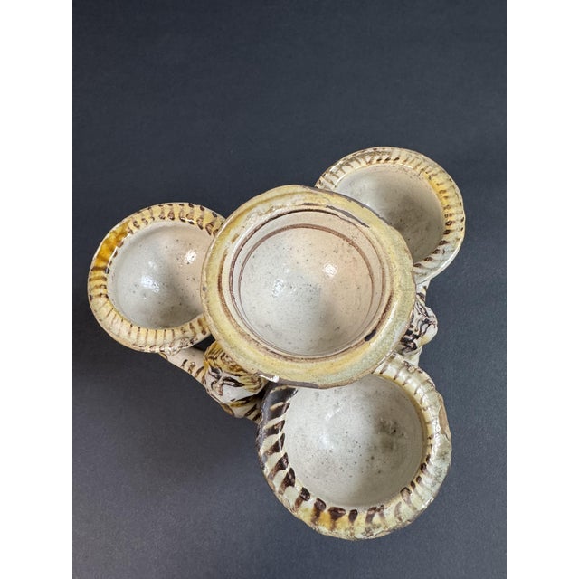 Laertina Majolica Salt Cellar, 1700s For Sale - Image 13 of 16