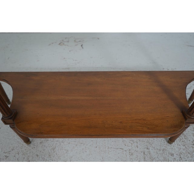 Baker Maison Jansen Style 1 Drawer Console Table For Sale - Image 13 of 18