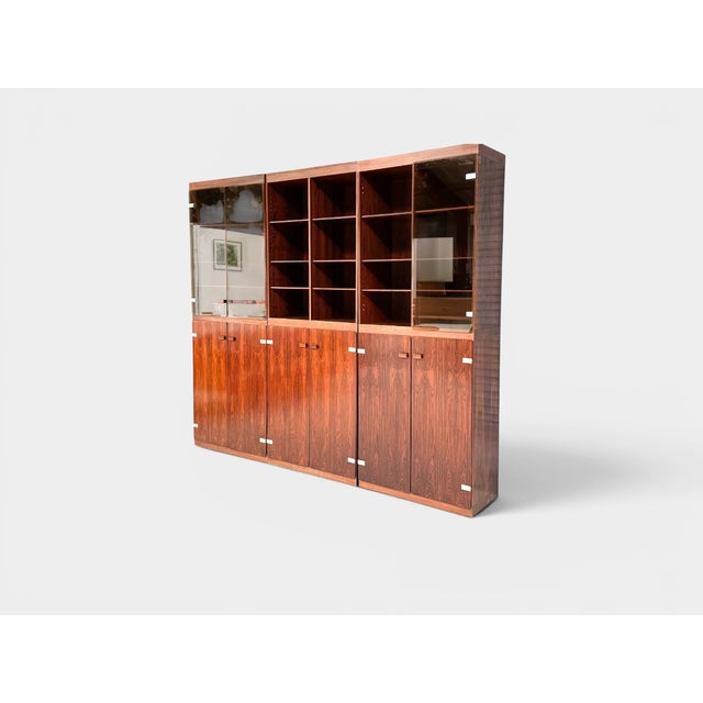 Modular Rosewood Bookcase by Helge Sibast for Sibast Møbler, Denmark, 1970s, Set of 3 For Sale - Image 6 of 6