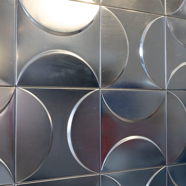 Large Decorative Panel, 1970, Aluminum For Sale - Image 6 of 13