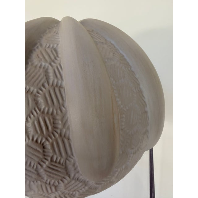 Contemporary Arteriors White Sea Urchin Shell Sculpture (Large) For Sale - Image 3 of 4