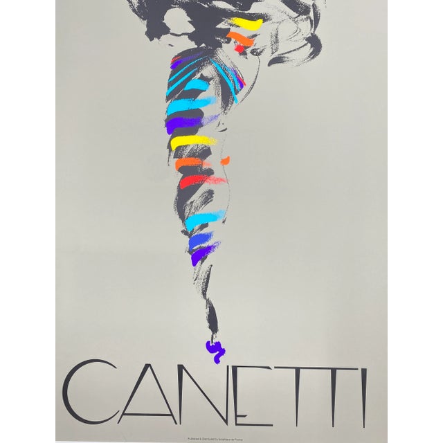 Black Dress Poster by Michel Canetti, 1980s For Sale - Image 5 of 13