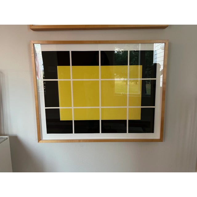 Donald Judd Donald Judd Untitled (Two-Plates), Pair of Original Prints, Framed For Sale - Image 4 of 6
