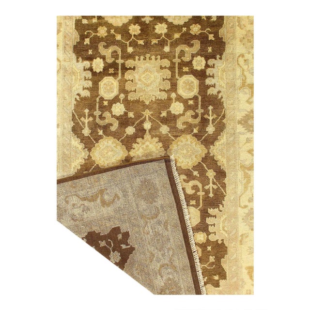 Traditional 2020s Original Indo Oushak Rug For Sale - Image 3 of 5
