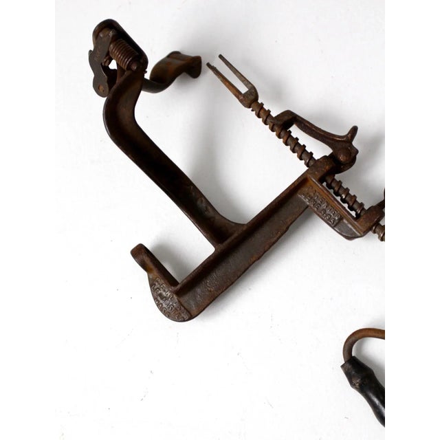 This is an antique Little Star apple parer by CE Hudson. The cast iron corer and peeler features the patent date June 9,...