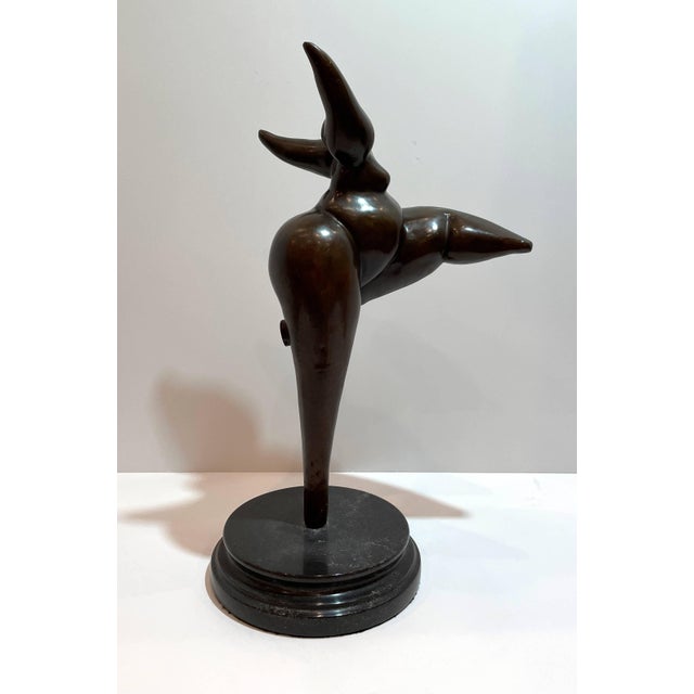 Metal Late 20th Century Bronze Dancing Figural Sculpture After Botero, Signed Milo For Sale - Image 7 of 12