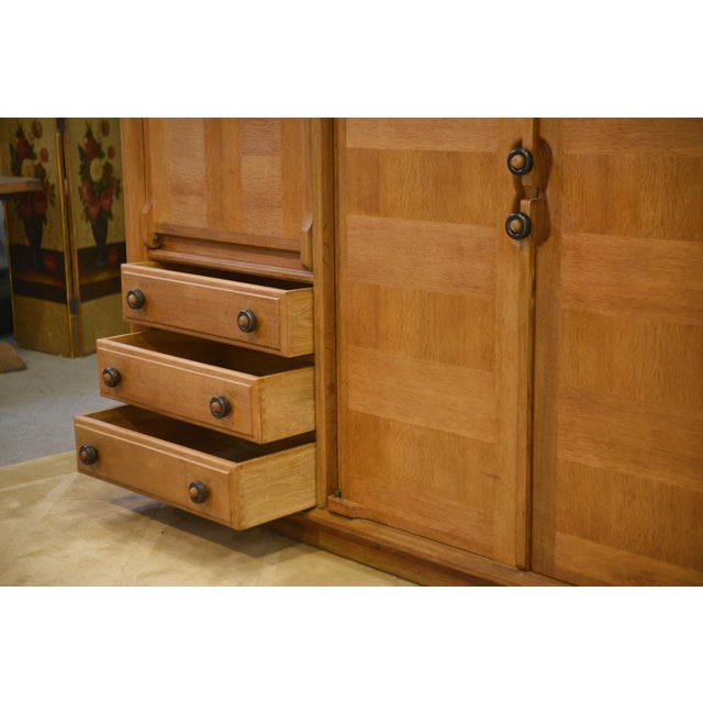 Secretary Cabinet by Guillerme and Chambron for Your Home, 1950s For Sale - Image 3 of 9