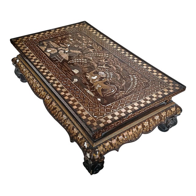 Mid-19th Century Mother-of-Pearl Inlaid Altar Table, Japan, Edo Period For Sale