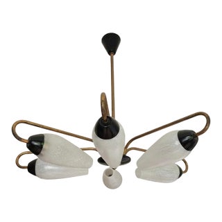 1950s Lampadario Di Design Francese, Francia AnnI For Sale