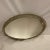Fabulous Hollywood regency rococo oval pierced brass mirror plateau tray. Perfect for a dressing table vanity or for...