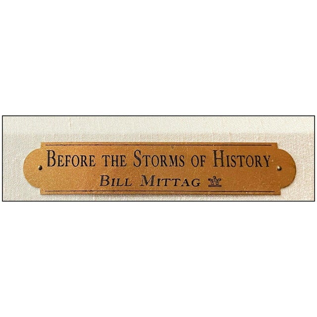 Late 20th Century Before the Storms of History, Bill Mittag For Sale - Image 4 of 5