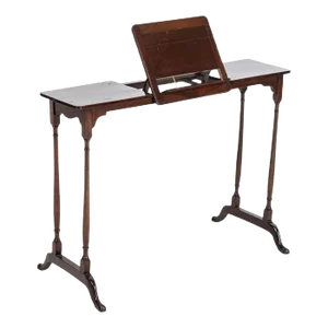 19th Century Mahogany Adjustable Reading Table