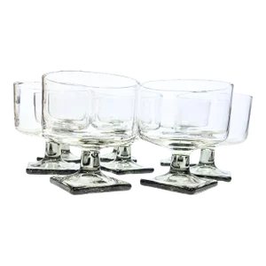Mid Century Danish Modern Champagne- Set of Eight