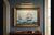 Textile Vintage 1971 Jantz Framed Tall Ships & Clipper Ships Maritime Oil Painting For Sale - Image 7 of 7