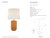 Thomas O'Brien by Visual Comfort Signature Minx Large Table Lamp in Burnt Sienna with Linen Shade Designer: Thomas O'Brien...