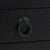 Early 21st Century Darlyn Scalloped Rectangle Accent Table in Matte Black For Sale - Image 5 of 9